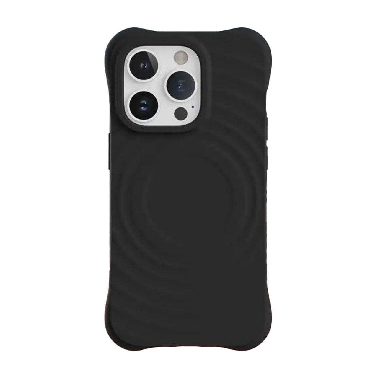 iPhone 16 Pro Max - Silicone Wave - MagSafe - Black - Click