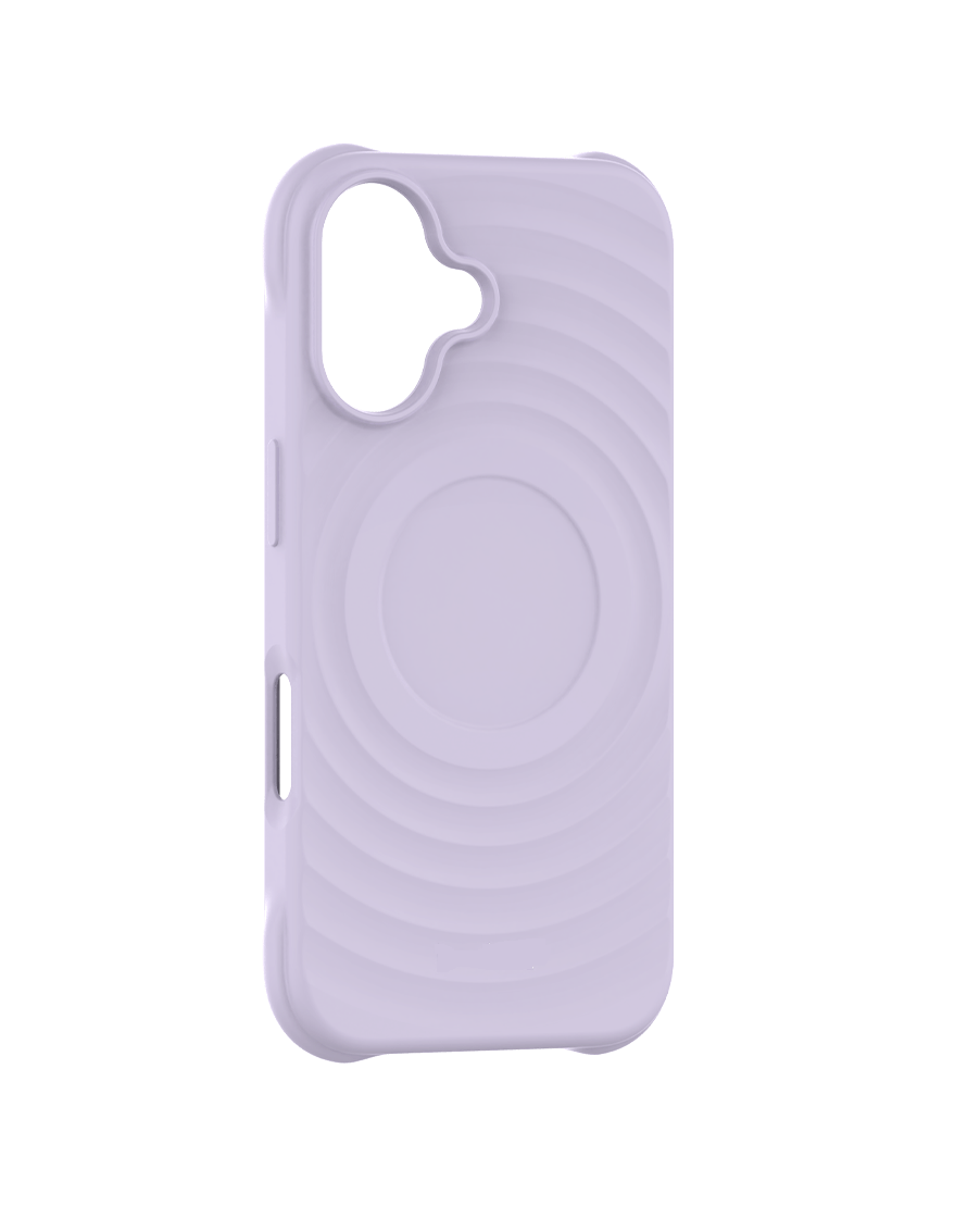 iPhone 16 - Silicone Wave - MagSafe - Lilac - Click