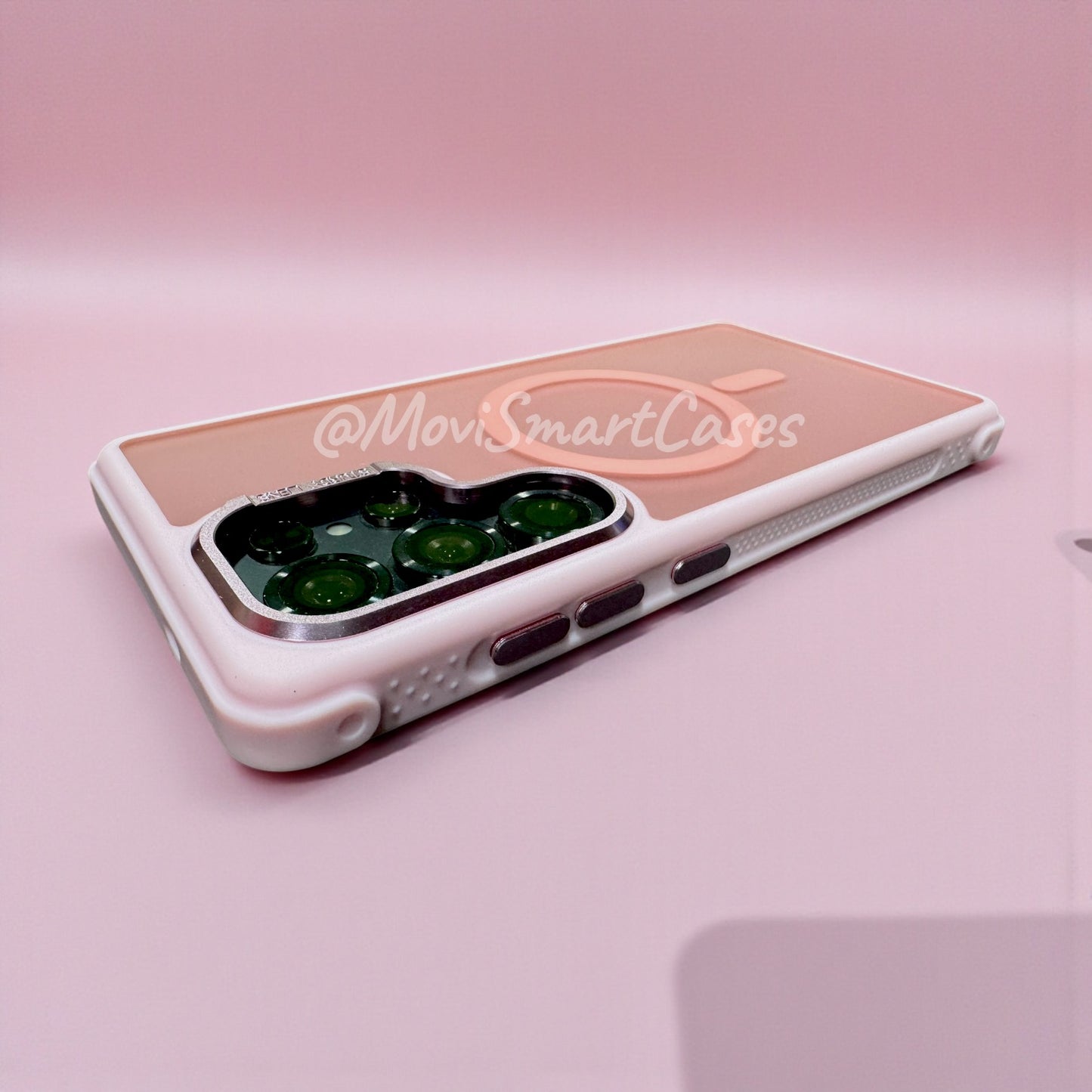 Samsung S25 Ultra - Funda Bumper - Matte - MagSafe - Rosa