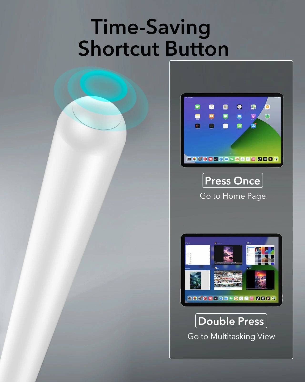 Digital Pencil Pro (iPad) - Silver - ESR