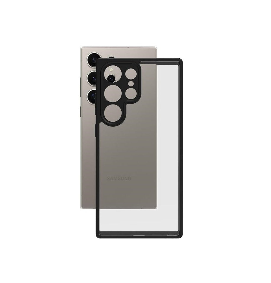 Samsung S25 Ultra - Case Clear - Hybrid Armor - Clear Black