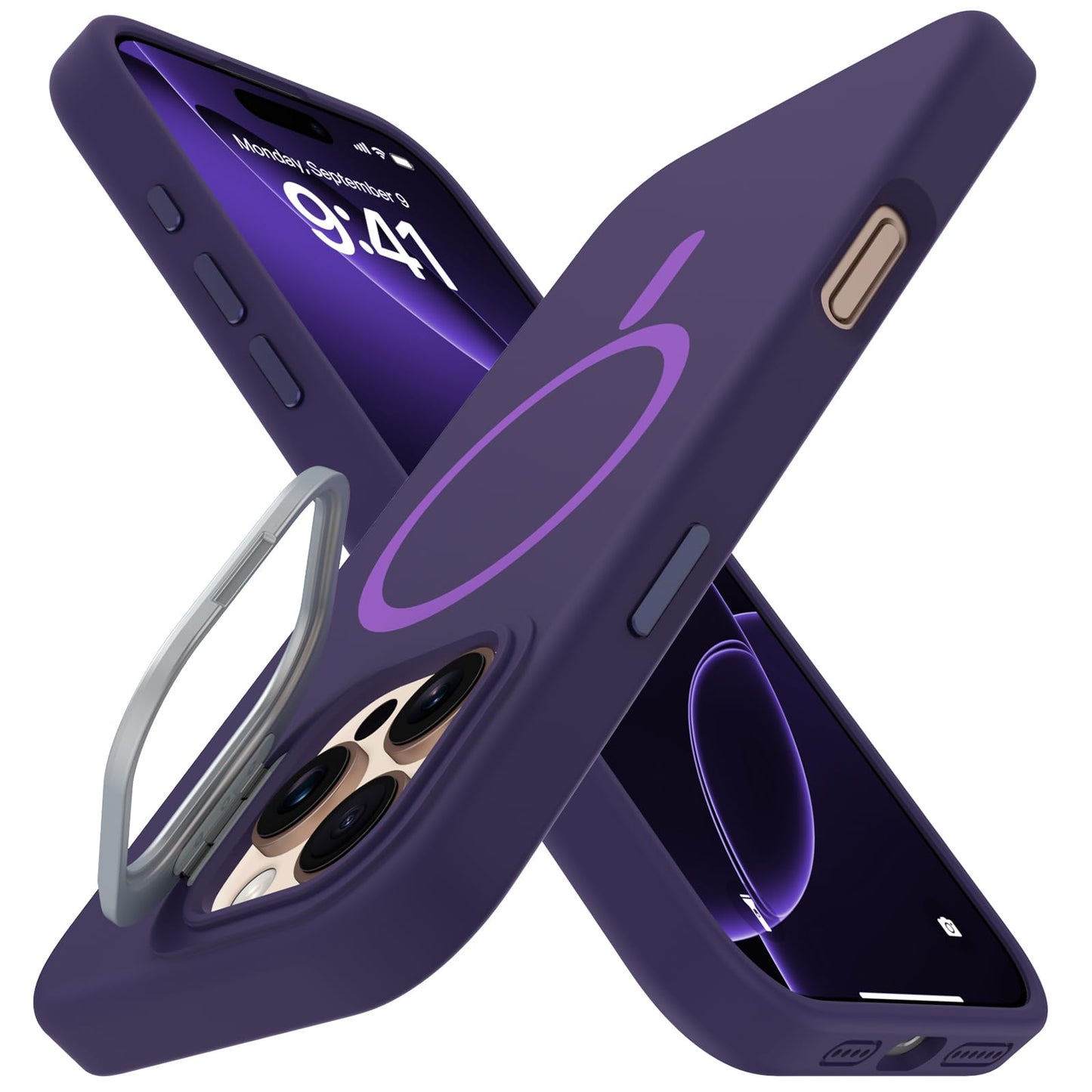 iPhone 16 Pro Max - Silk Case - MagSafe - Morado Oscuro