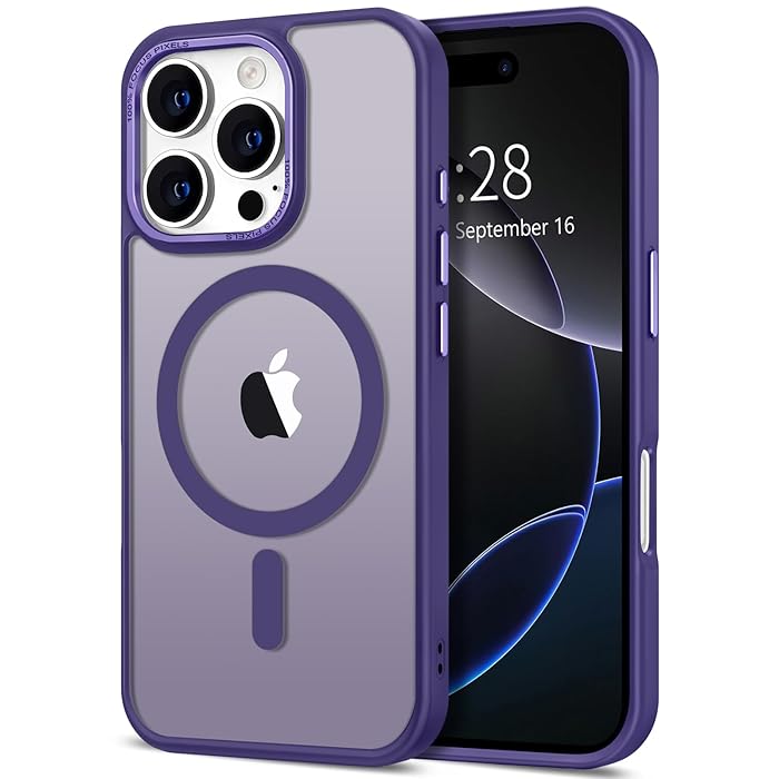 iPhone 16 Pro Max - Case Luxury Mate - Magsafe - Dark Purple