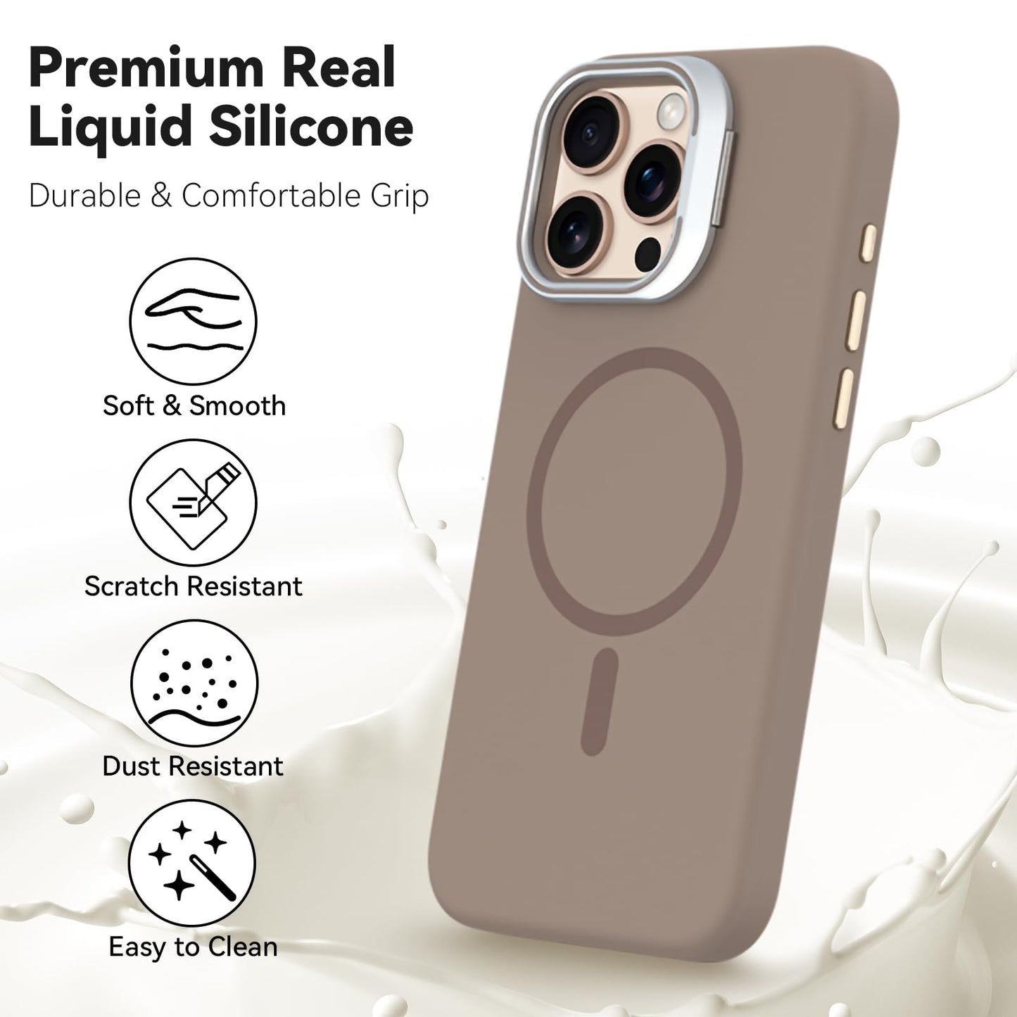 iPhone 16 Pro Max - Silk Case - MagSafe - Café
