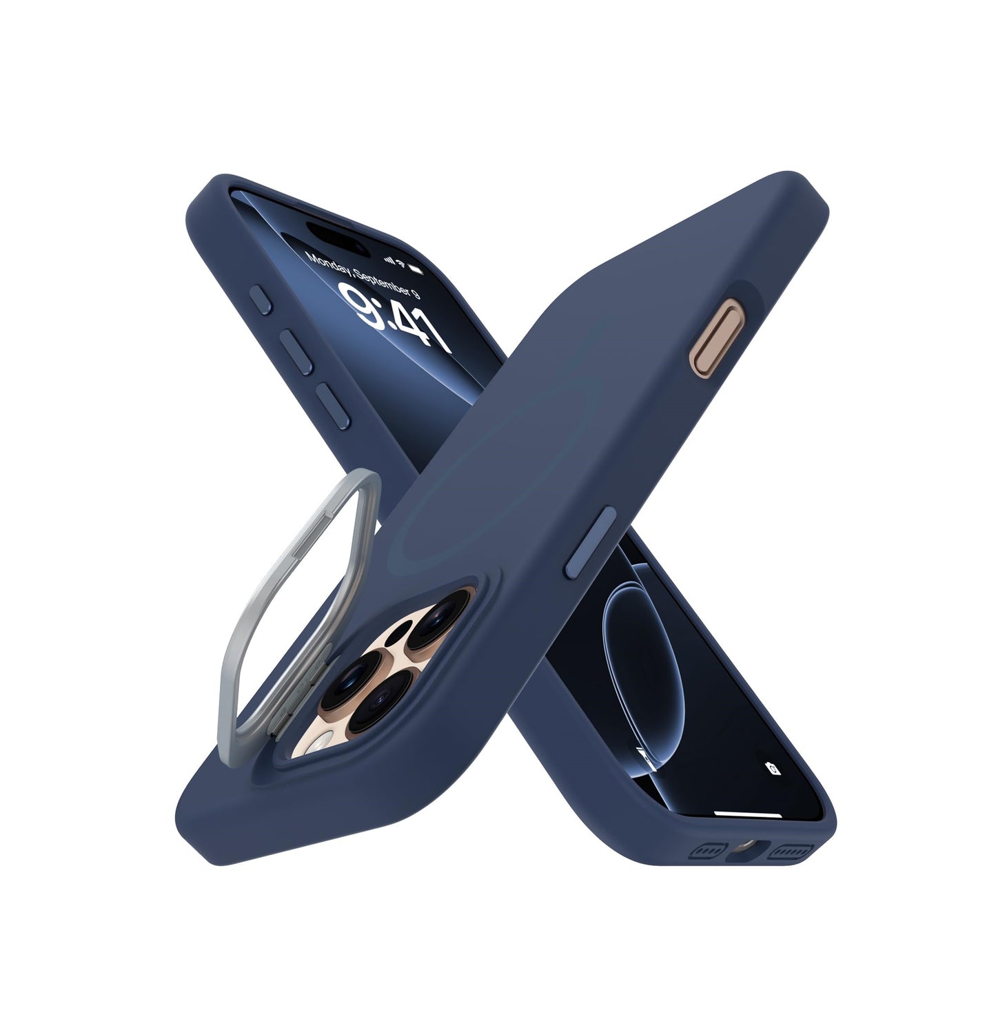 iPhone 16 Pro Max - Silk Case - MagSafe - Azul Marino