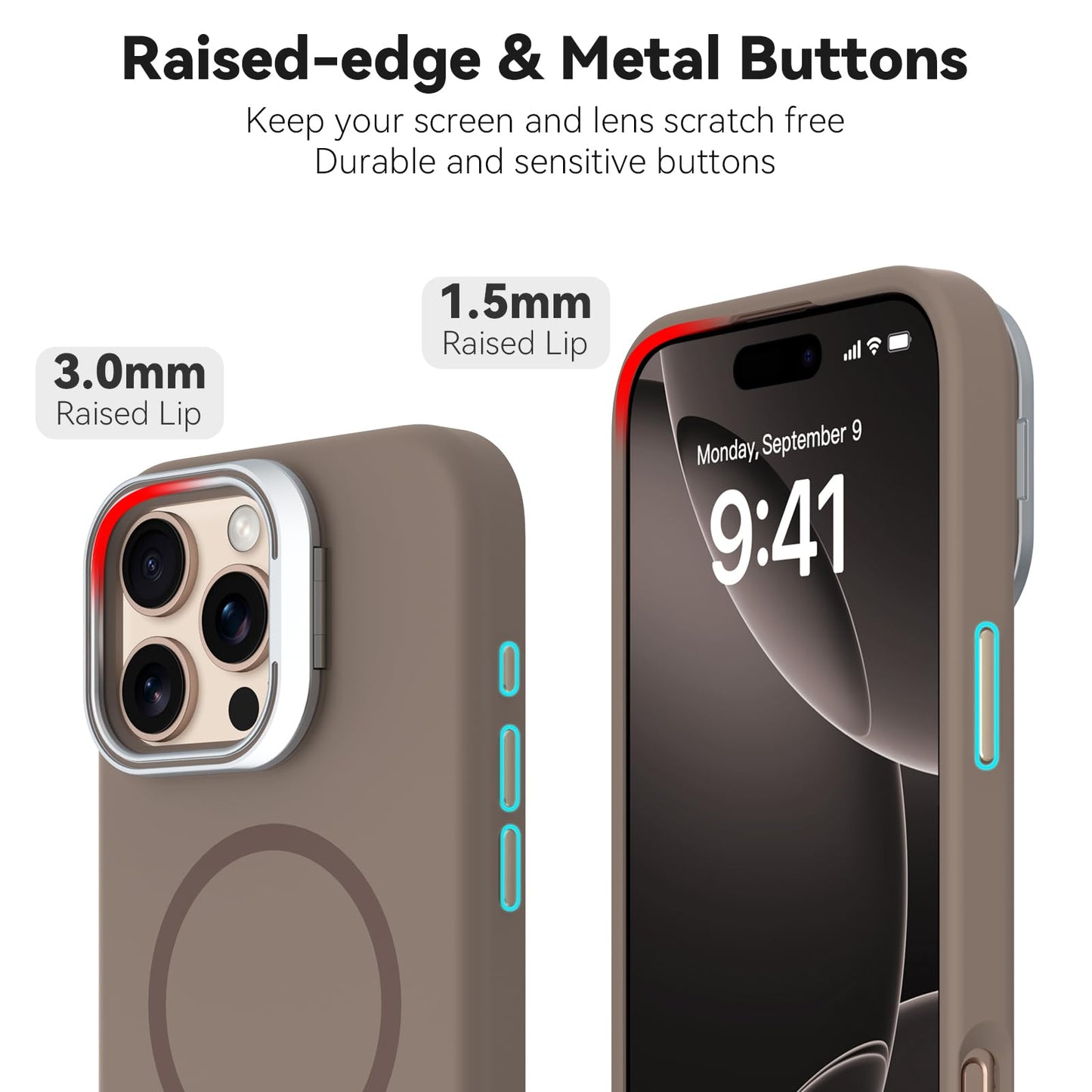 iPhone 16 Pro Max - Silk Case - MagSafe - Café