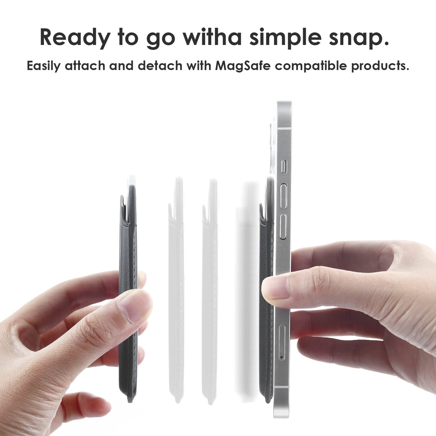 Billetera Magnética (MagSafe) - Cuero Vegano