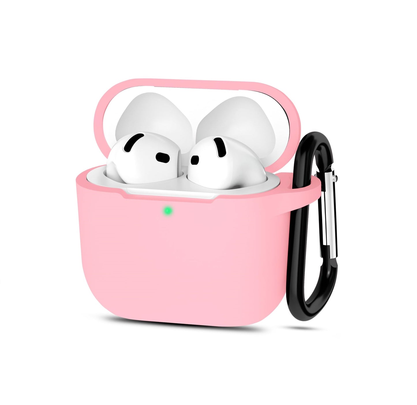 AirPods 4 - Funda de Silicona - Gamuzada - Rosa