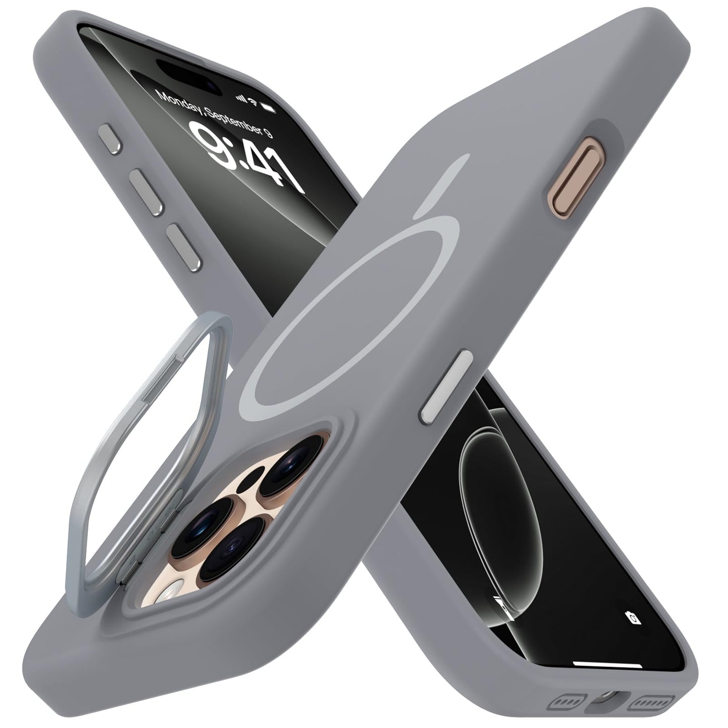 iPhone 16 Pro Max - Silk Case - MagSafe - Gris
