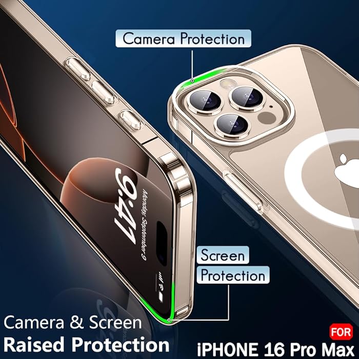 iPhone 16 Pro Max - Case MagSafe - Transparente