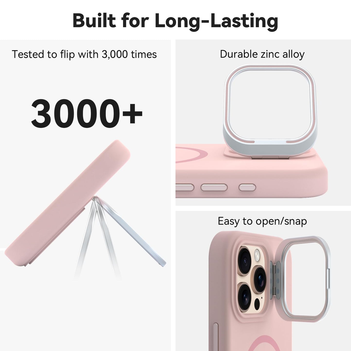 iPhone 16 Pro Max - Silk Case - MagSafe - Rosa Bebé