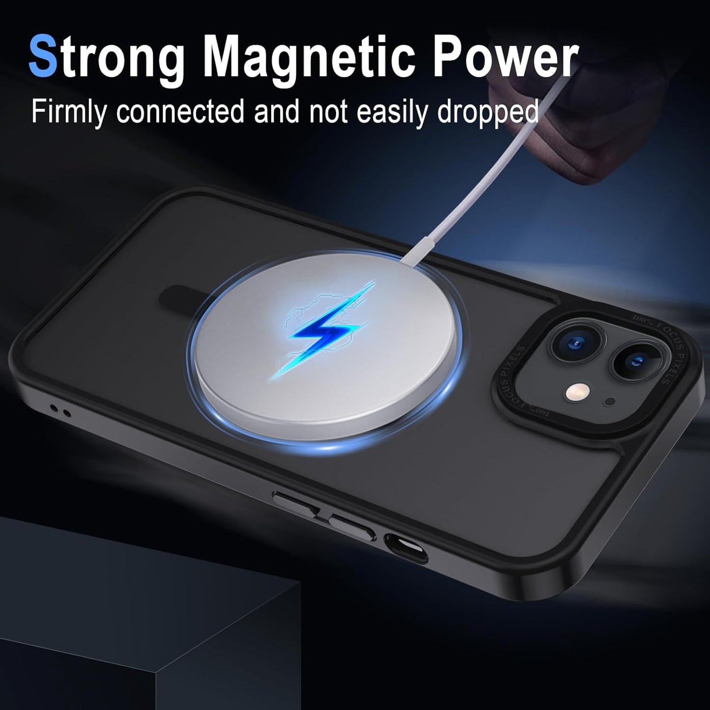 iPhone 11 - Case Luxury Mate - Magsafe - Black