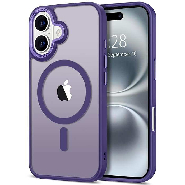 iPhone 16 - Case Luxury Mate - Magsafe - Dark Purple