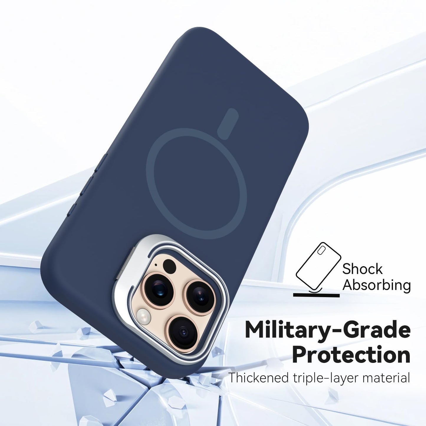 iPhone 16 Pro Max - Silk Case - MagSafe - Azul Marino