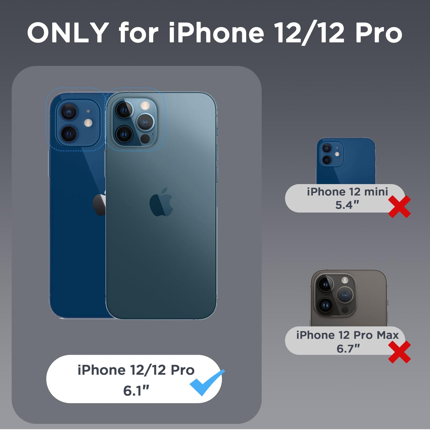 iPhone 12 | 12 Pro - Funda Transparente - MagSafe - Classic