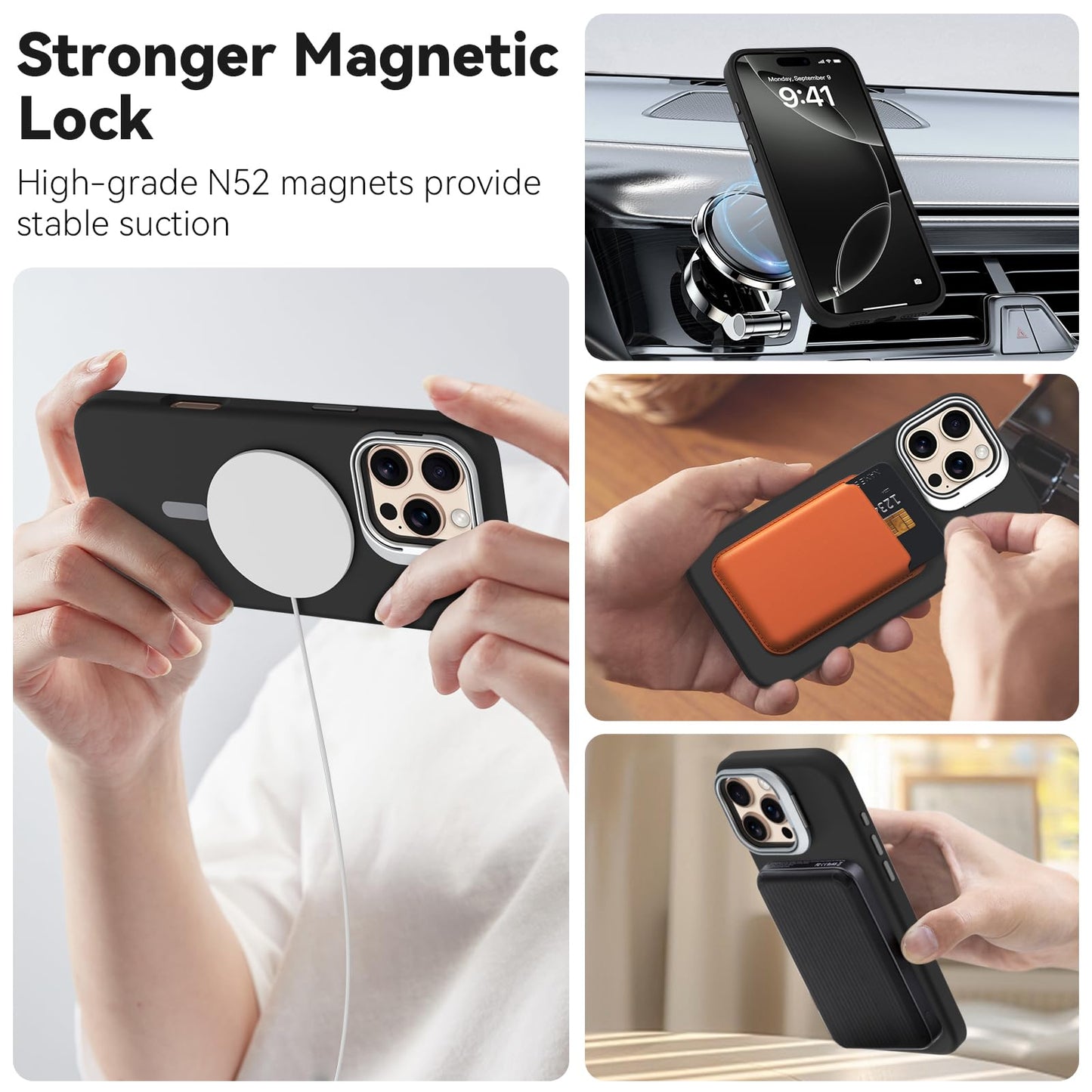 iPhone 16 Pro Max - Silk Case - MagSafe - Negro
