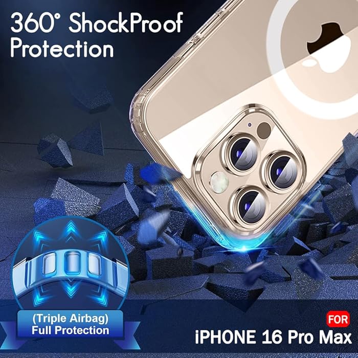 iPhone 16 Pro Max - Case MagSafe - Transparente
