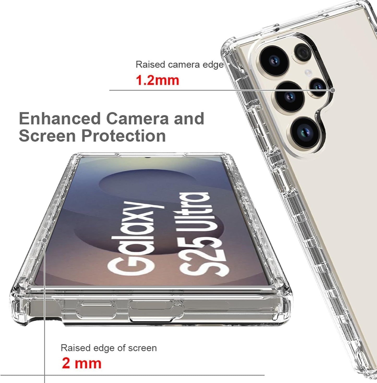 Samsung S25 Ultra - Funda 360° - Transparente