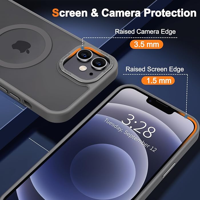 iPhone 12 | 12 Pro - Luxury Matte - MagSafe - Gris