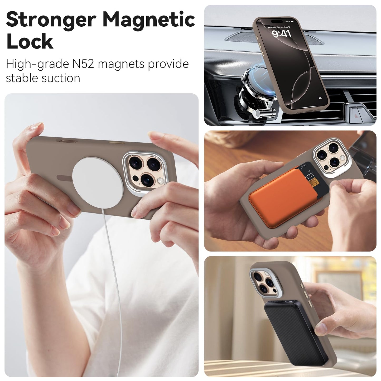 iPhone 16 Pro Max - Silk Case - MagSafe - Café