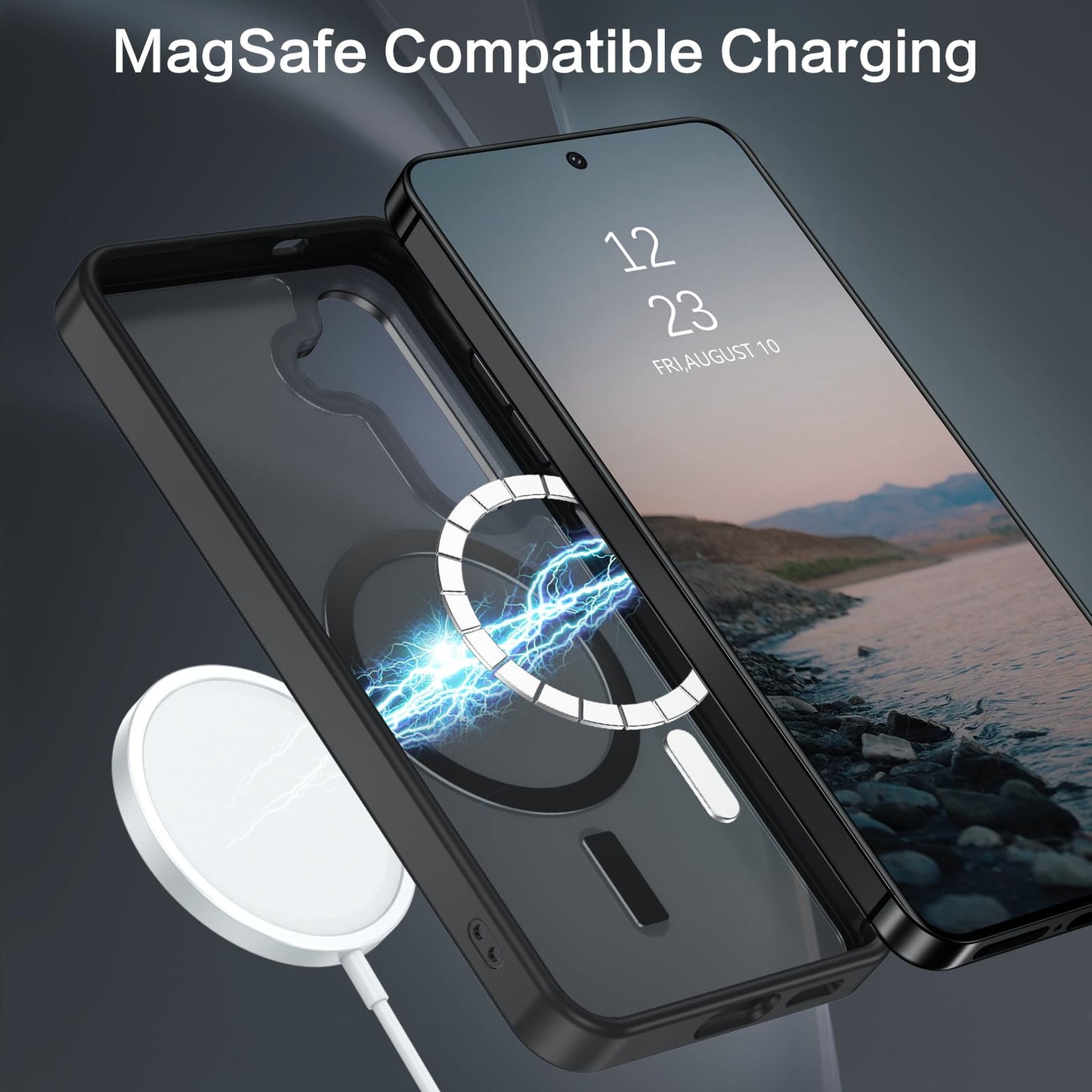 Samsung S24 - Luxury Matte - MagSafe - Negro