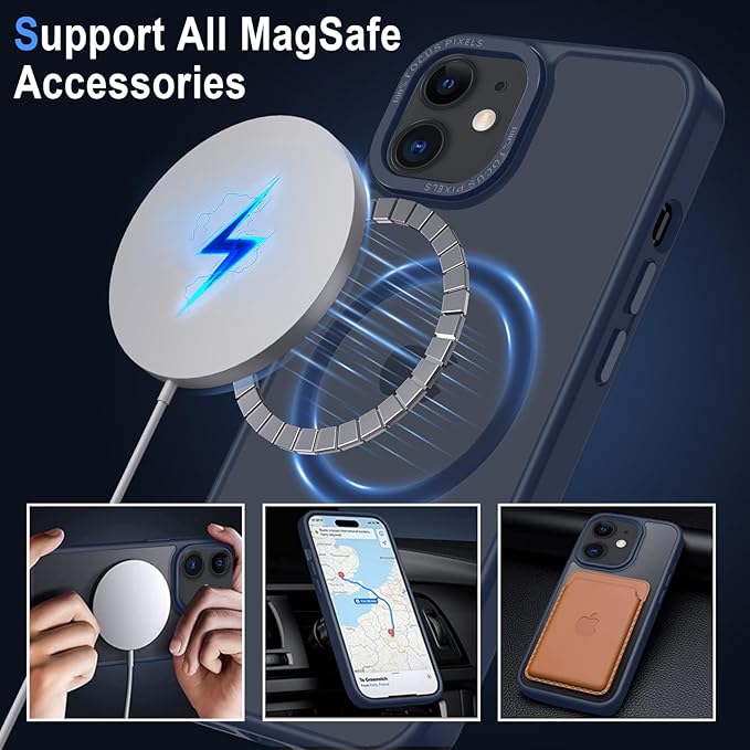 iPhone 11 - Case Luxury Mate - Magsafe - Dark Blue