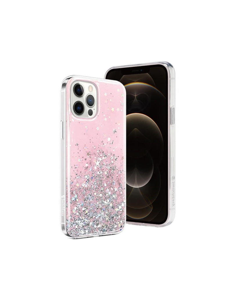 iPhone 12 | 12 Pro - Transparent Rose - Starfield - SwitchEasy