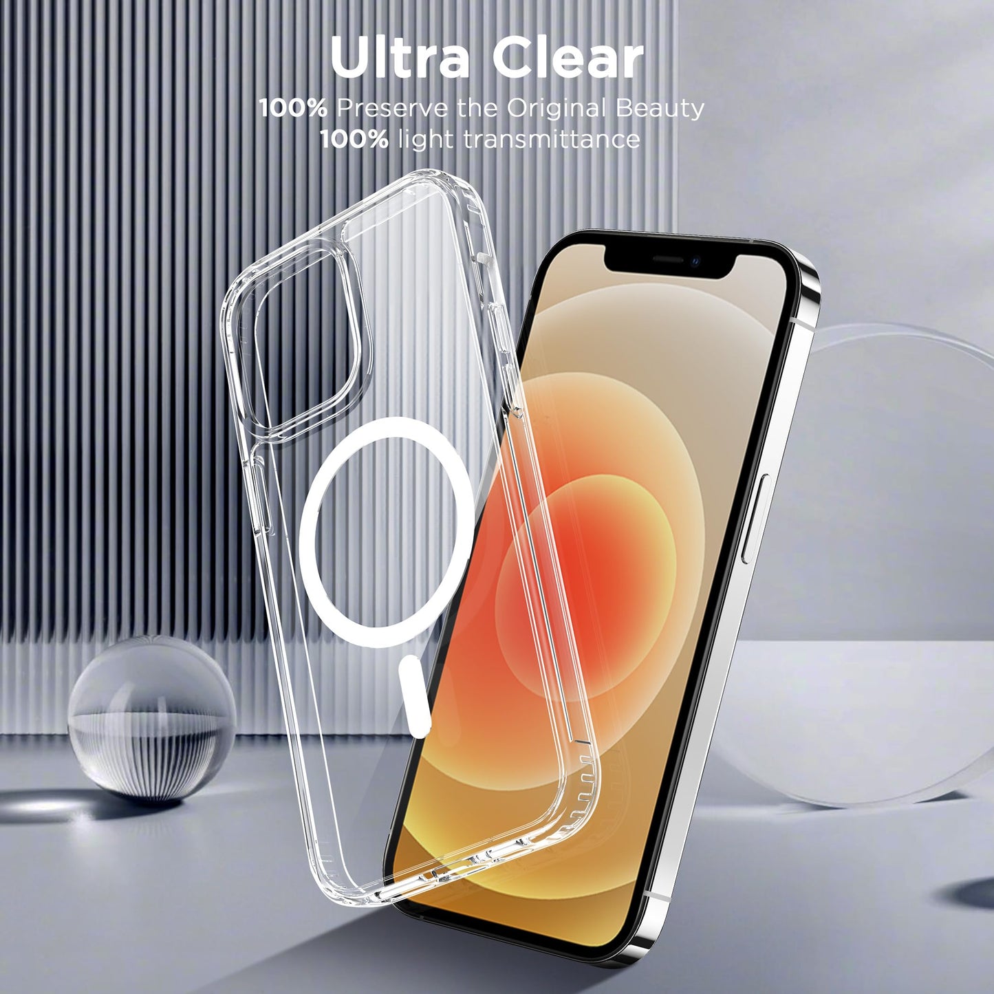 iPhone 12 | 12 Pro - Funda Transparente - MagSafe - Classic