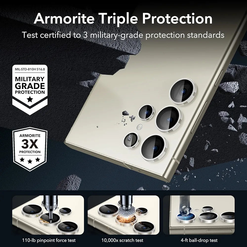 Samsung S24 Ultra - Protector de lente de cámaras - Vidrio Templado Armorite Series - ESR - Clear