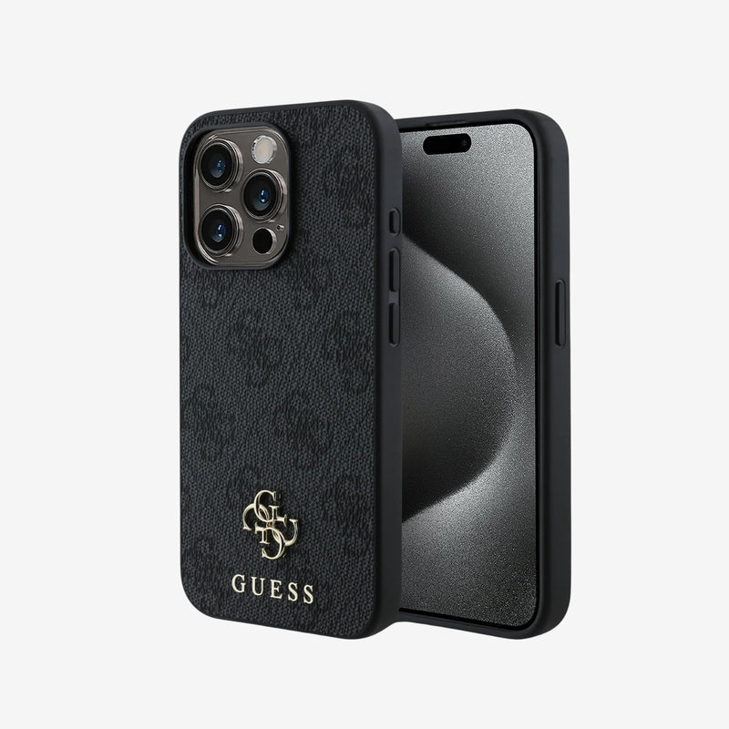 iPhone 16 Pro - Case Guess Clásico 4G - Magsafe - Negro - Guess
