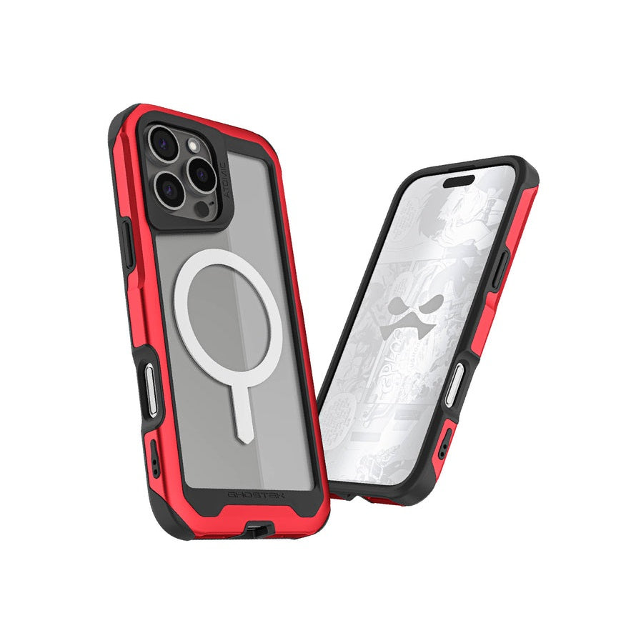 iPhone 16 Pro Max - Atomic Slim 4 - MagSafe - Rojo - Ghostek