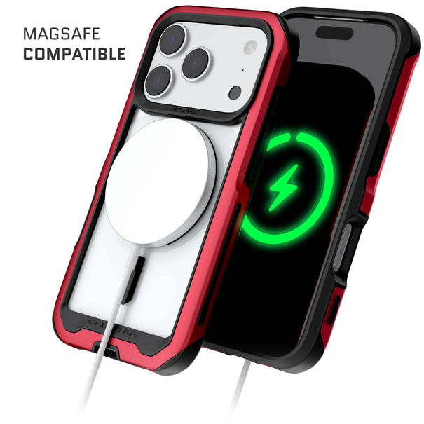 iPhone 17 Pro Max - Atomic Slim - MagSafe - Rojo - Ghostek