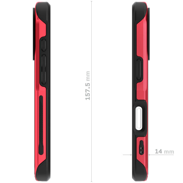 iPhone 17 Pro Max - Atomic Slim - MagSafe - Rojo - Ghostek