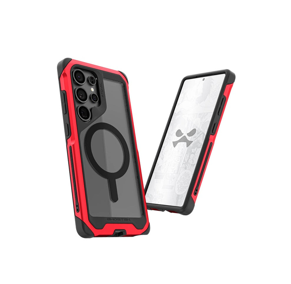 Samsung S25 Ultra - Atomic Slim 4 - MagSafe - Rojo - Ghostek