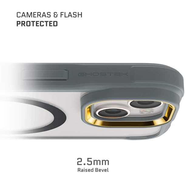 iPhone 15 | iPhone 14 | iPhone 13 - Covert7 - MagSafe - Edición Especial - Ghostek - Gris