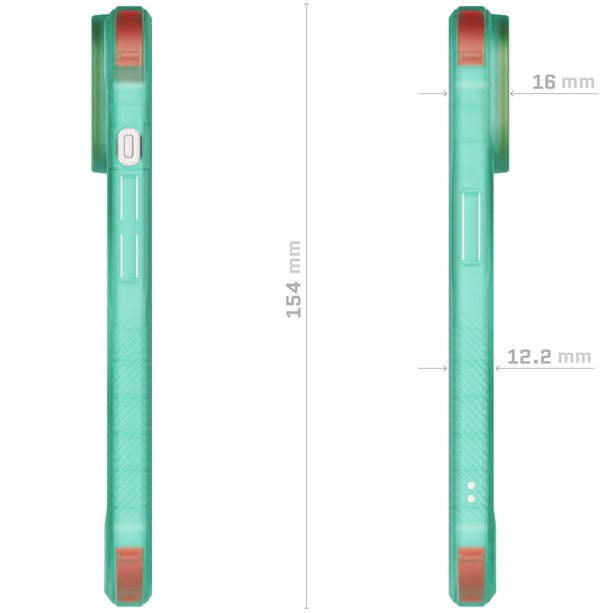 iPhone 15 | iPhone 14 | iPhone 13 - Covert7 - MagSafe - Edición Especial - Ghostek - Teal