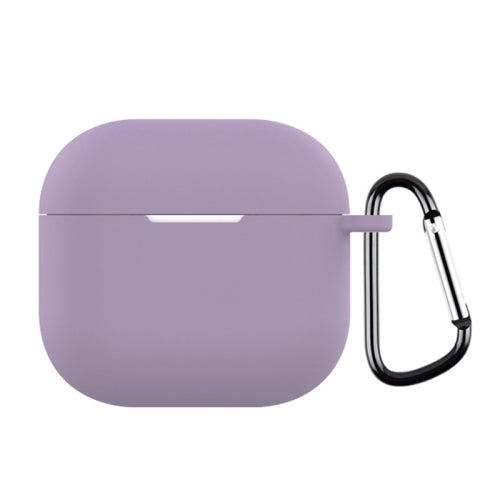 AirPods 4 - Funda de Silicona - Gamuzada - Lila