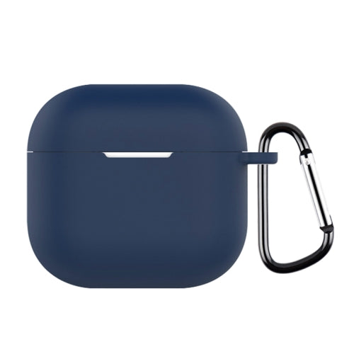 AirPods 4 - Funda de Silicona - Gamuzada - Azul Noche
