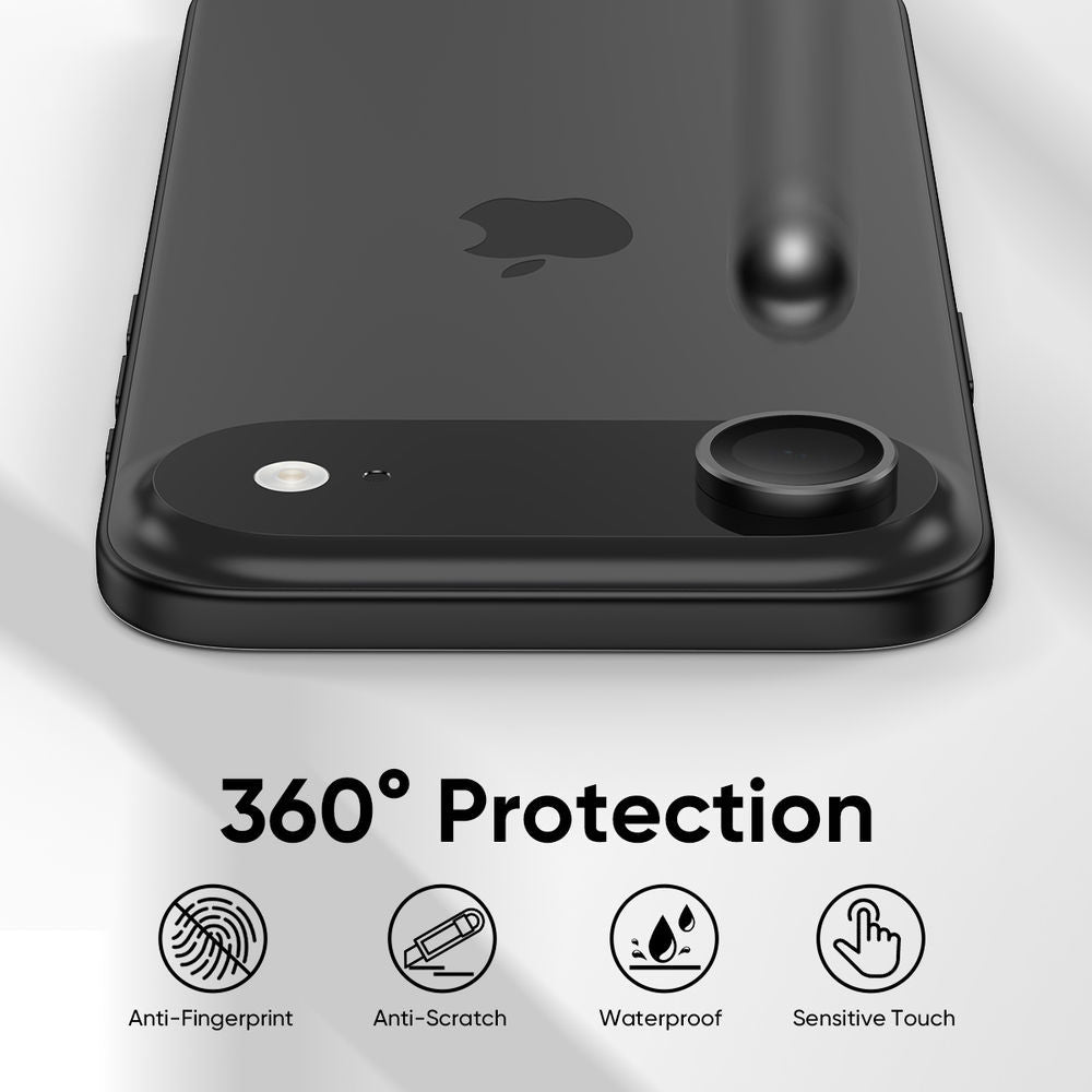 iPhone Air - Protector de Cámara Premium - Anti Reflejos - Negro - ESD