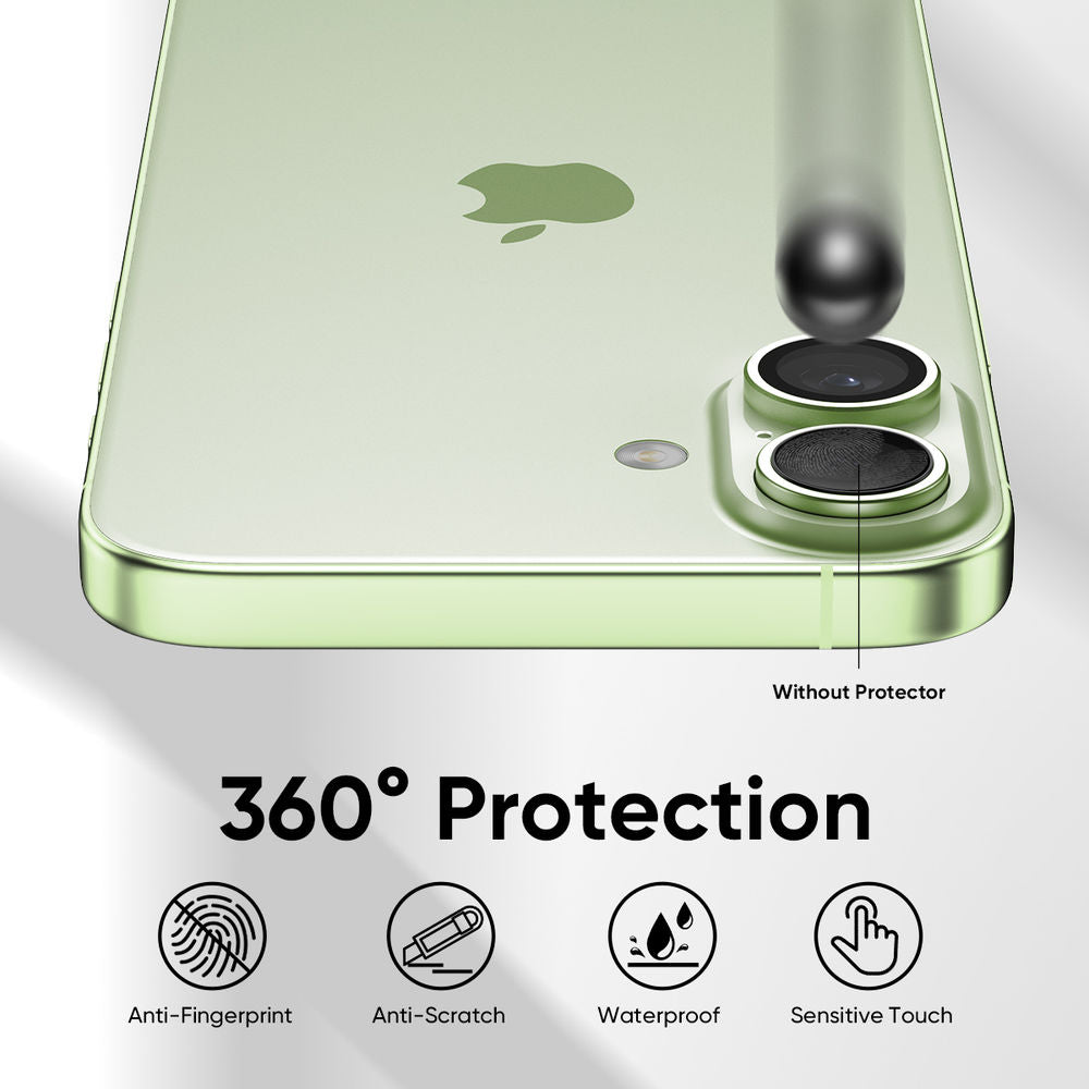 iPhone 17 - Protector de Cámaras Premium - Anti Reflejo - Verde - ESD