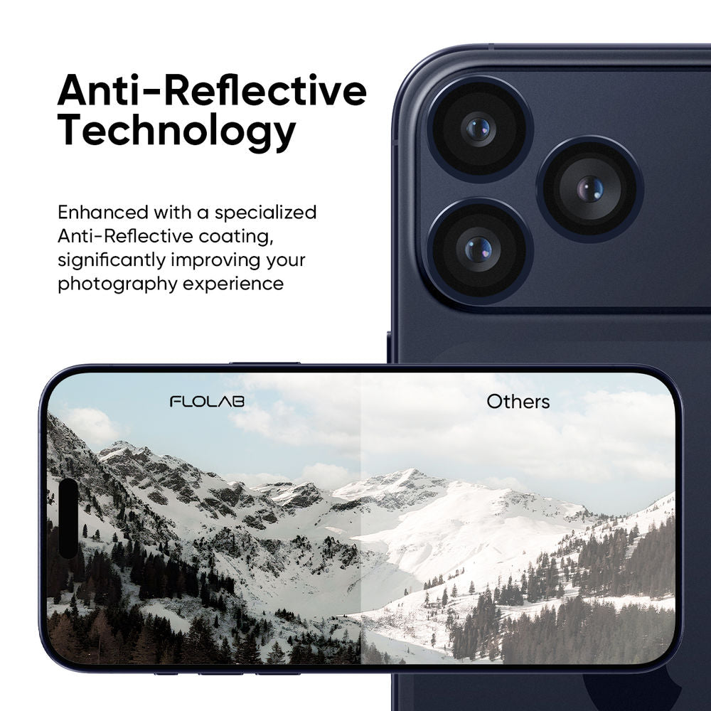 iPhone 17 Pro | iPhone 17 Pro Max - Protector de Cámaras - Anti Reflejo - Azul Profundo - ESD