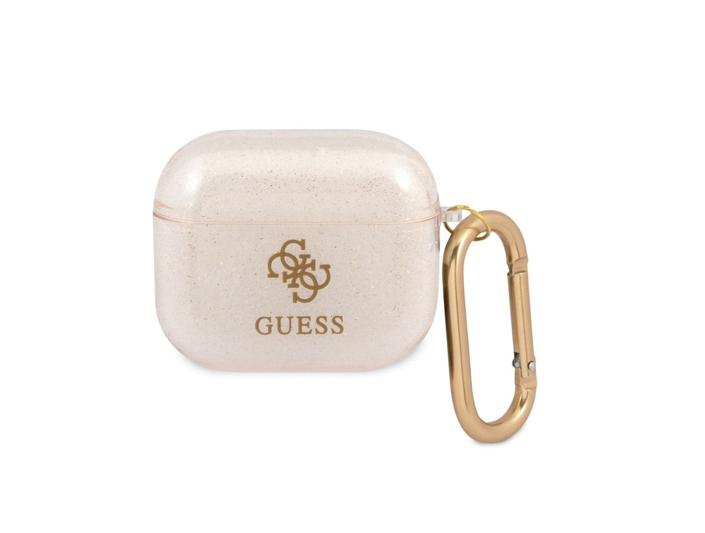 AirPods 3 - TPU Colored Glitter Case - Gold - Guess
