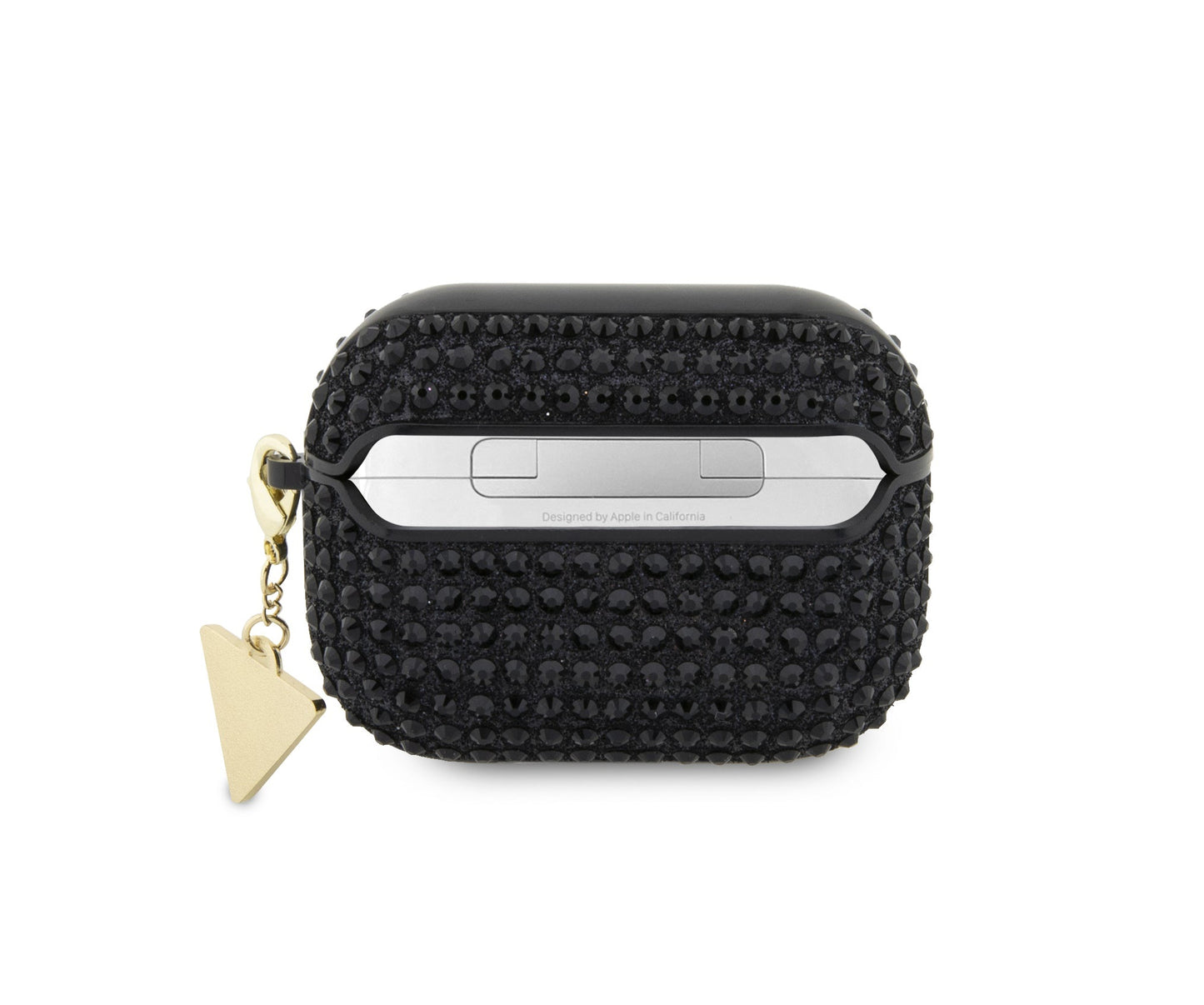 Case AirPods Pro 2 - Rhinestone Triangle Charm - Negro - Guess