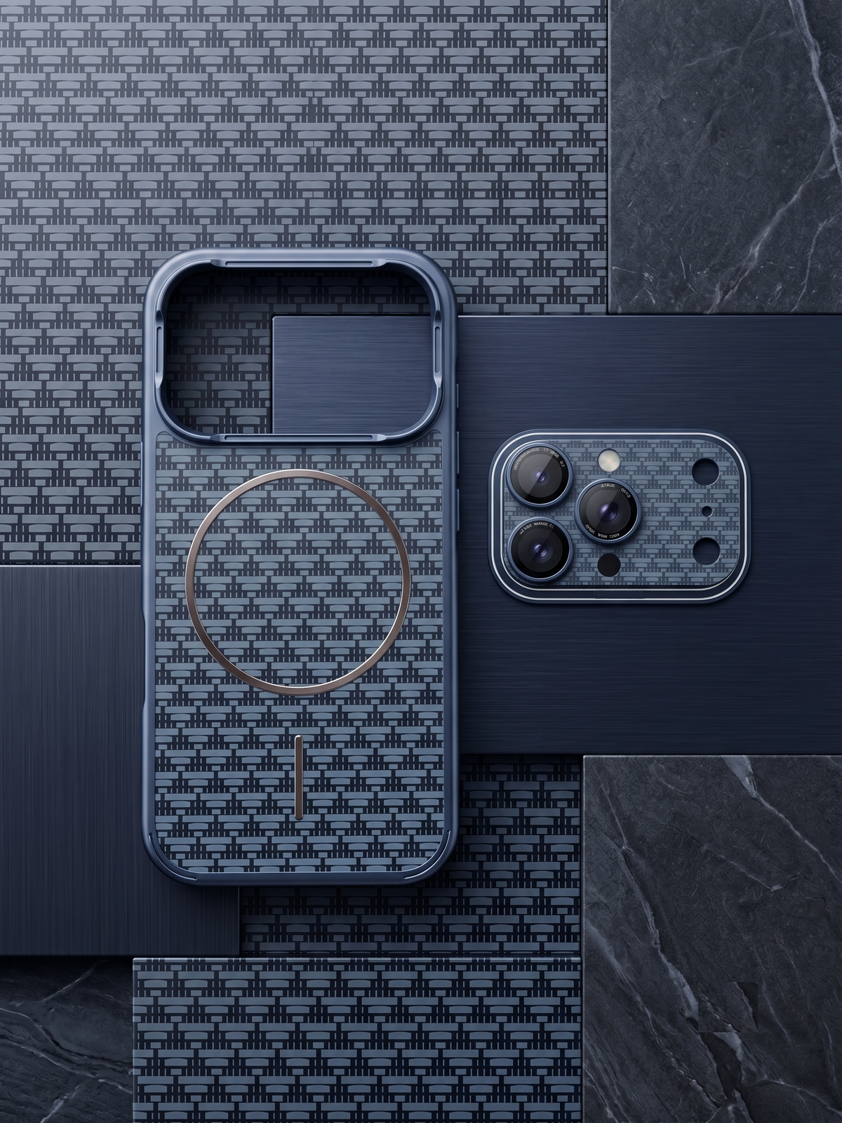 iPhone 17 Pro - Funda Luxury Geometric - MagSafe