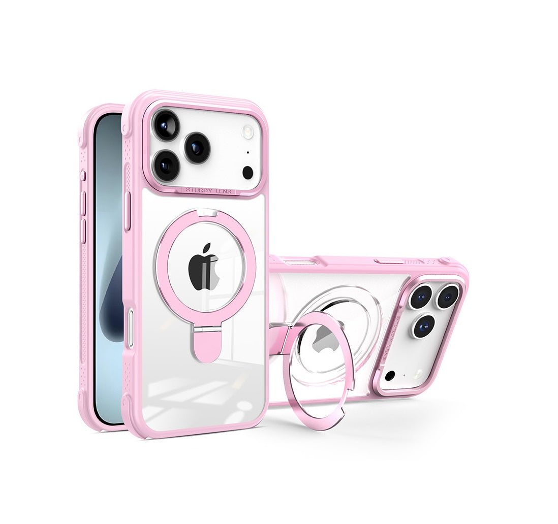 iPhone 17 Pro Max - Funda Bumper - Con Soporte MagSafe - Rosado