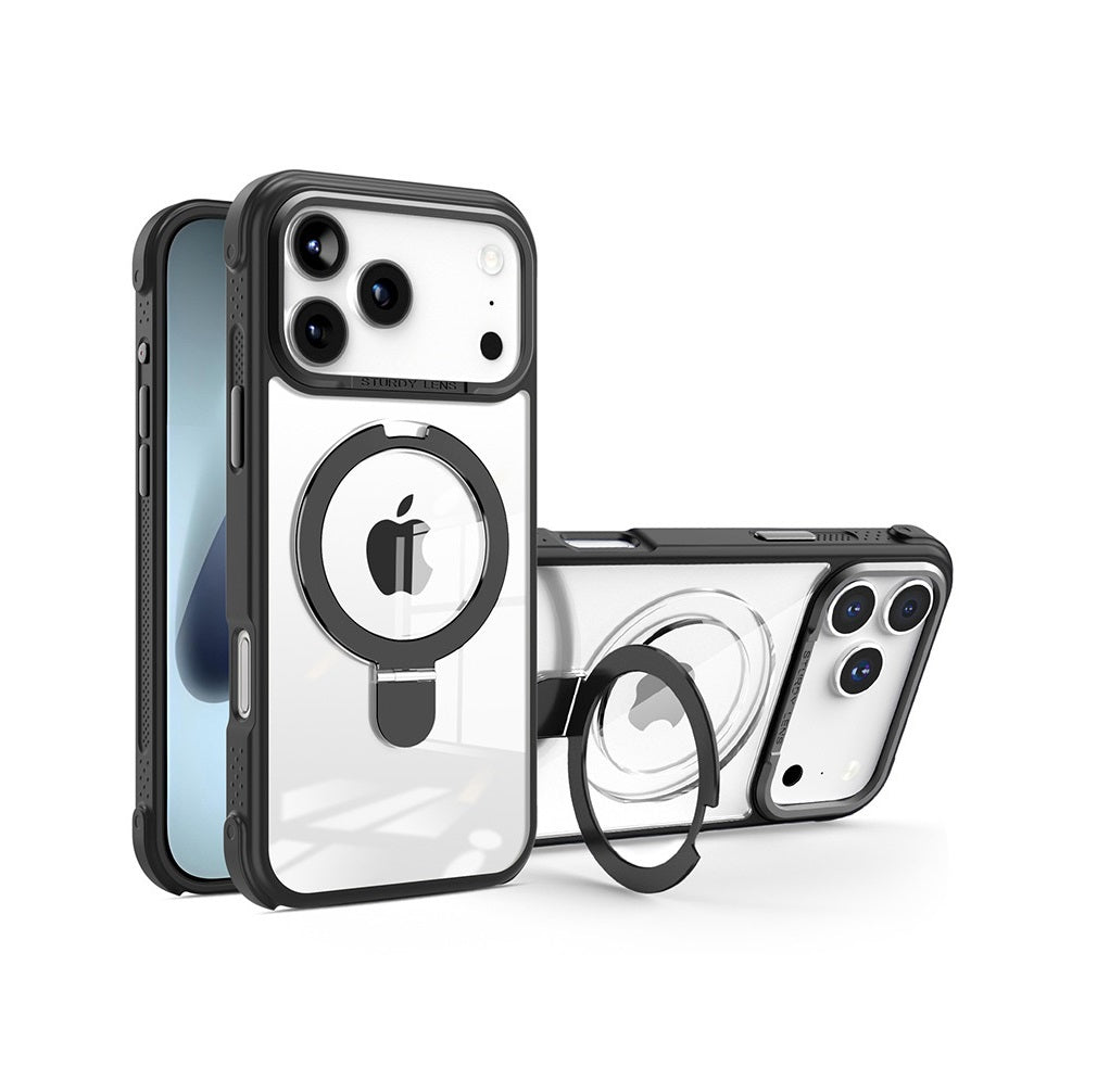 iPhone 17 Pro Max - Funda Bumper - Con Soporte MagSafe - Negro