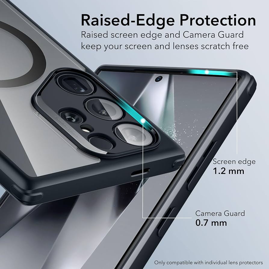 Samsung S24 Ultra - Hybrid Case MagSafe (Halolock) - ESR - Clear Black