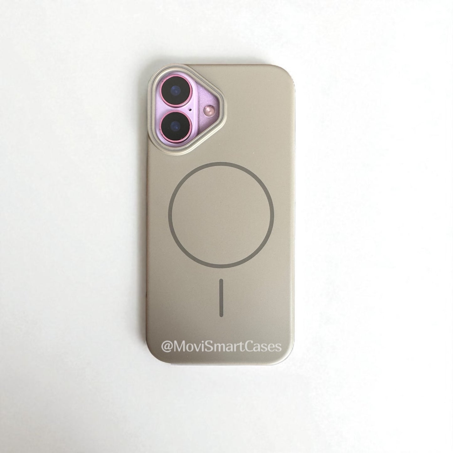 iPhone 16 - Slim Case - MagSafe - Gris Titanio