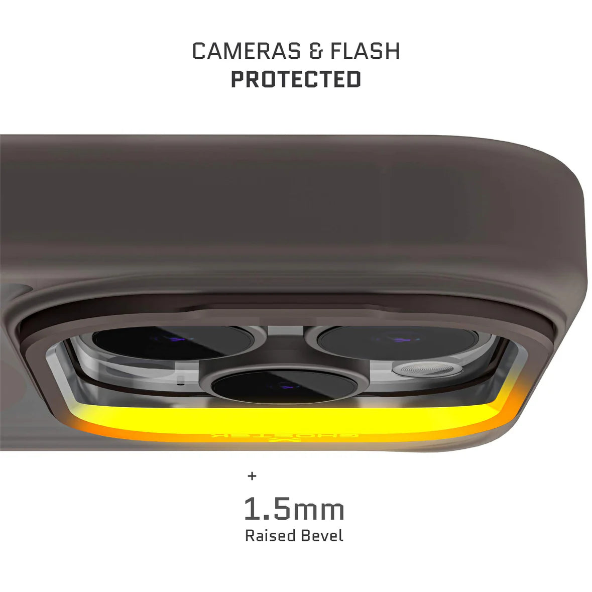 iPhone 15 Pro - Kick Cam - MagSafe - Grey - Ghostek