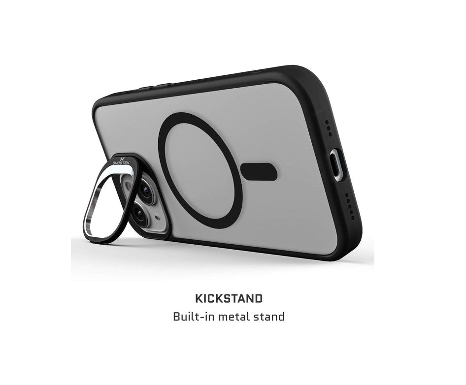 iPhone 15 - Kick Cam - Magsafe - Smoke Black - Ghostek
